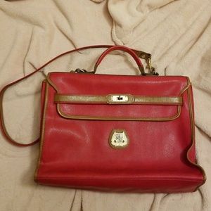 Vintage Lancel Paris Leather Bag